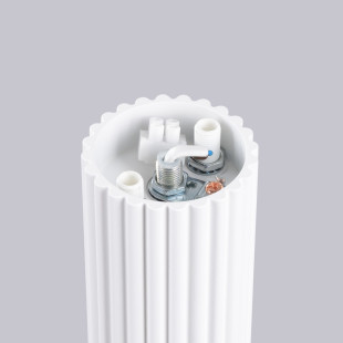 Plafon ryflowany Halo biały Sollux | Lampa sufitowa IP44