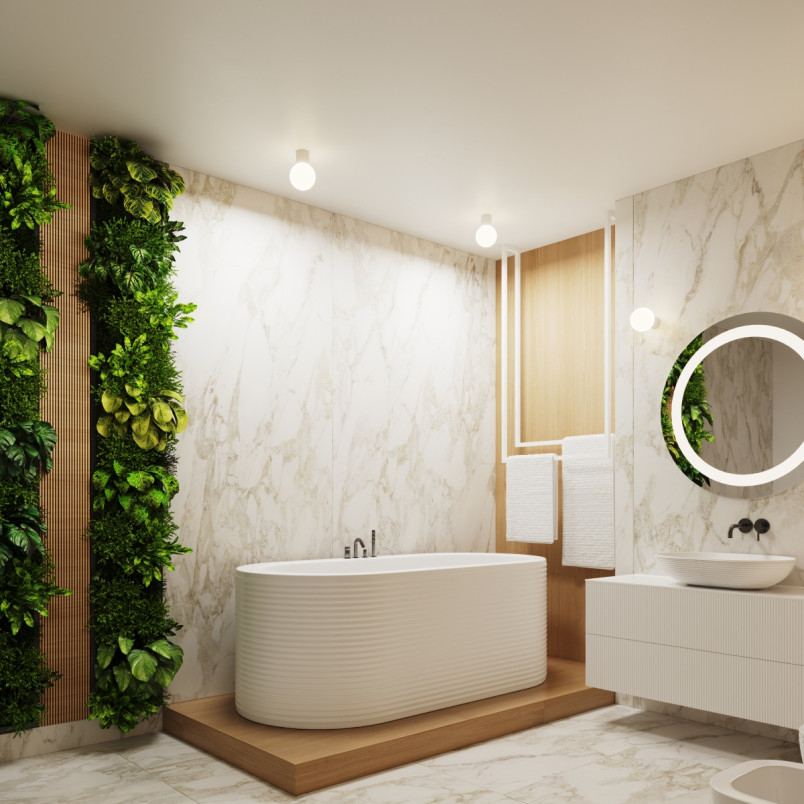 Plafon ryflowany Halo biały Sollux | Lampa sufitowa IP44