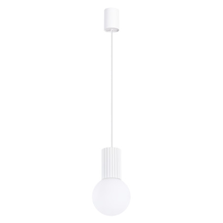 Lampa wisząca biała Sollux Halo – nowoczesny design | Oświetlenie