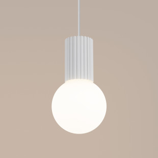 Lampa wisząca biała Sollux Halo – nowoczesny design | Oświetlenie
