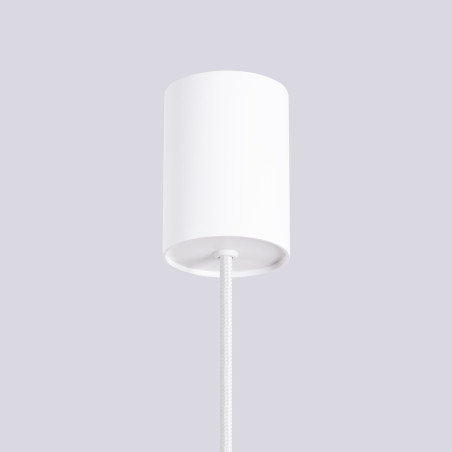 Lampa wisząca biała Sollux Halo – nowoczesny design | Oświetlenie
