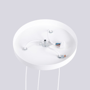 Lampa wisząca biała Sollux Halo | 3 punkty, szklane kule