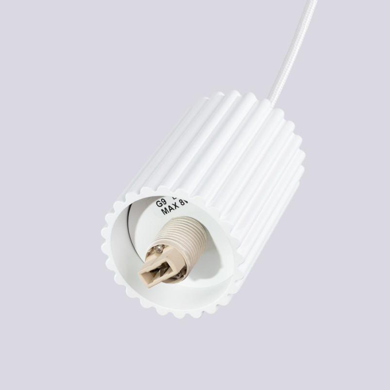 Lampa wisząca biała Sollux Halo | 3 punkty, szklane kule