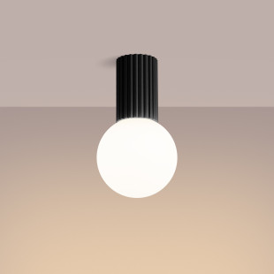 Plafon ryflowany Halo Sollux | IP44, 12cm | Sklep Sollux