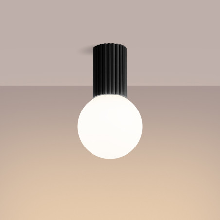 Plafon ryflowany Halo Sollux | IP44, 12cm | Sklep Sollux