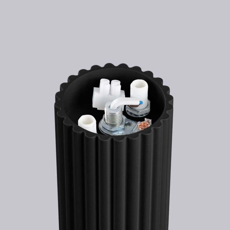 Plafon ryflowany Halo Sollux | IP44, 12cm | Sklep Sollux