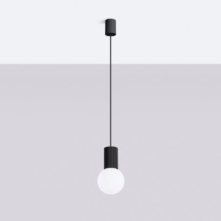 Lampa wisząca ryflowana Halo Sollux - nowoczesny design