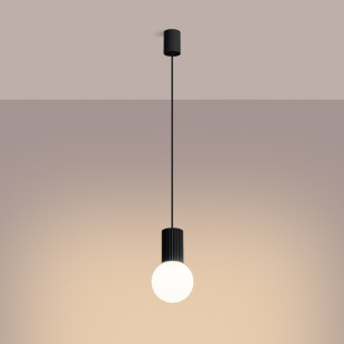 Lampa wisząca ryflowana Halo Sollux - nowoczesny design