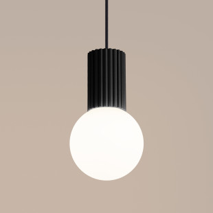 Lampa wisząca ryflowana Halo Sollux - nowoczesny design