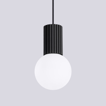 Lampa wisząca ryflowana Halo Sollux - nowoczesny design