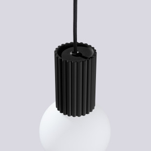 Lampa wisząca ryflowana Halo Sollux - nowoczesny design