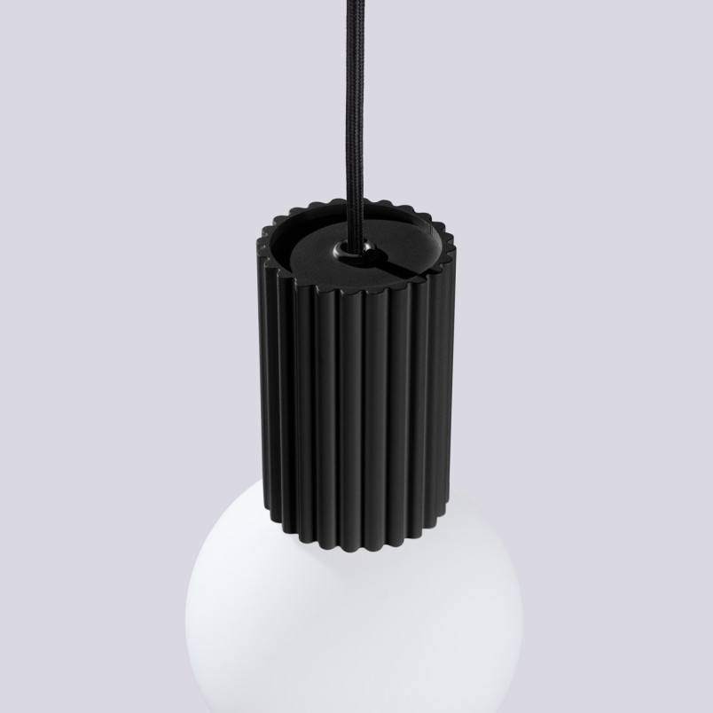 Lampa wisząca ryflowana Halo Sollux - nowoczesny design
