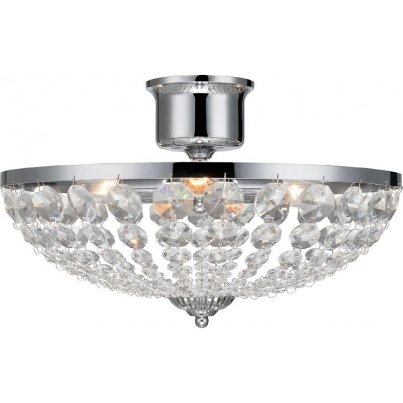 Plafon glamour z kryształkami Granso 40cm chrom Markslojd | Sklep