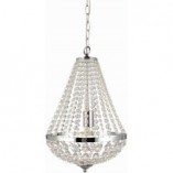 Żyrandol glamour z kryształkami Granso 30cm chrom - Markslojd