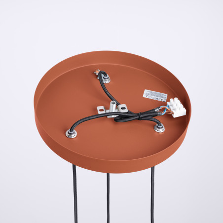 Lampa wisząca Sollux Halo: Ryflowana, szklane kule, 3 punkty
