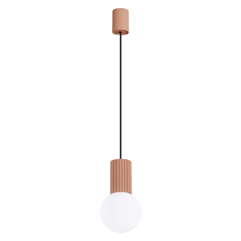 Lampa wisząca Halo Sollux: Elegancki design, biały/mocca