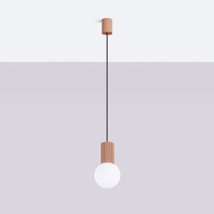 Lampa wisząca Halo Sollux: Elegancki design, biały/mocca