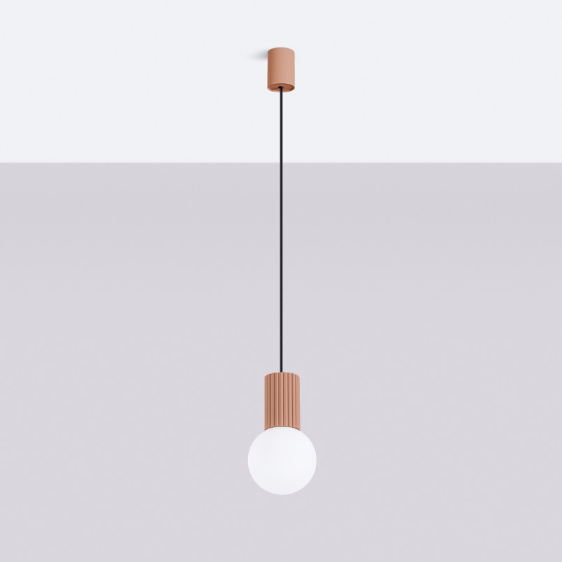 Lampa wisząca Halo Sollux: Elegancki design, biały/mocca