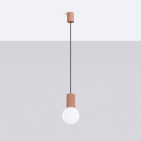 Lampa wisząca Halo Sollux: Elegancki design, biały/mocca