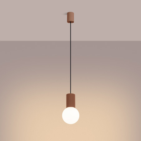 Lampa wisząca Halo Sollux: Elegancki design, biały/mocca