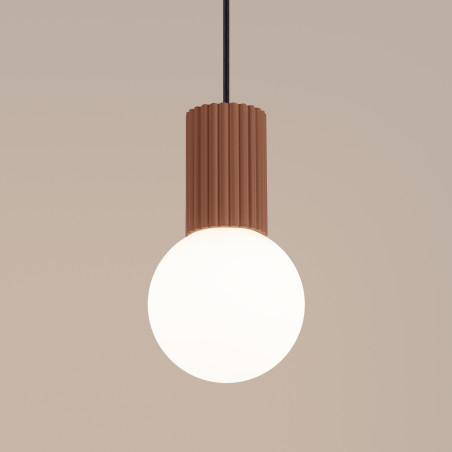 Lampa wisząca Halo Sollux: Elegancki design, biały/mocca