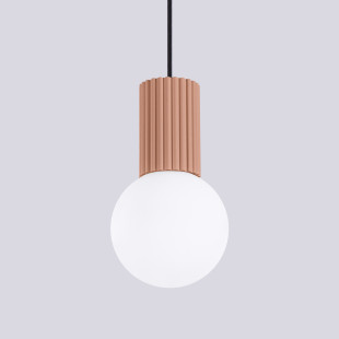 Lampa wisząca Halo Sollux: Elegancki design, biały/mocca