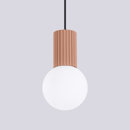 Lampa wisząca Halo Sollux: Elegancki design, biały/mocca