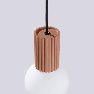 Lampa wisząca Halo Sollux: Elegancki design, biały/mocca