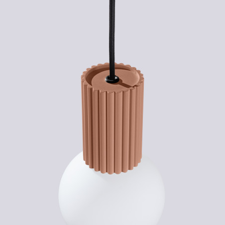 Lampa wisząca Halo Sollux: Elegancki design, biały/mocca