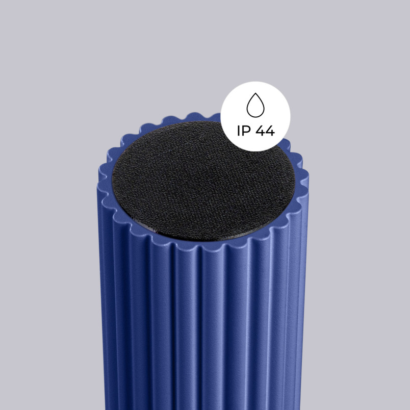 Plafon LED Sollux Halo ryflowany, ultramaryna | Sklep z lampami