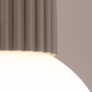 Plafon Sollux Halo ryflowany IP44 | Lampa sufitowa do łazienki