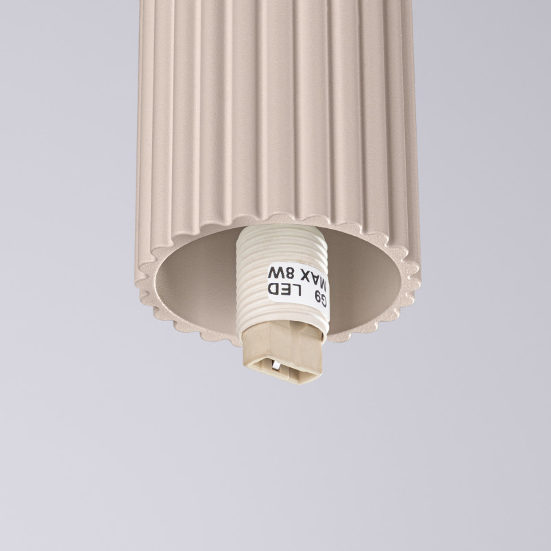 Plafon Sollux Halo ryflowany IP44 | Lampa sufitowa do łazienki