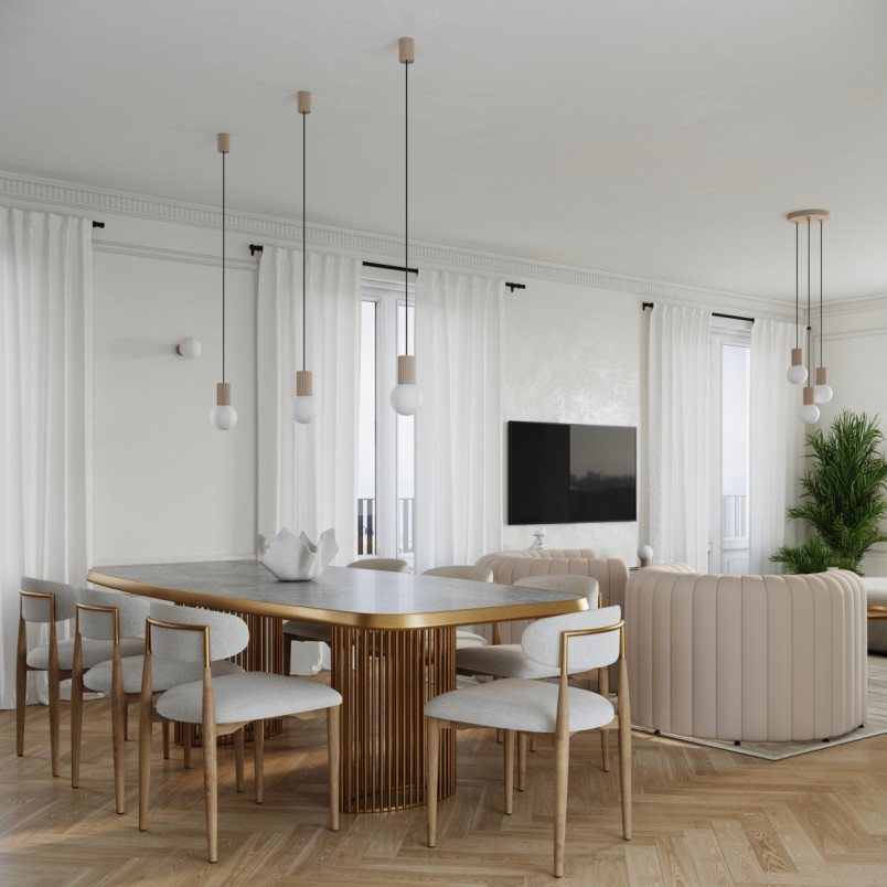 Lampa wisząca HALO Sollux - nowoczesny design, ciepłe światło