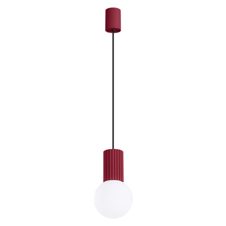 Lampa wisząca HALO Sollux - nowoczesny design, burgund | Sklep z lampami