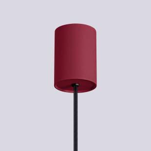 Lampa wisząca HALO Sollux - nowoczesny design, burgund | Sklep z lampami