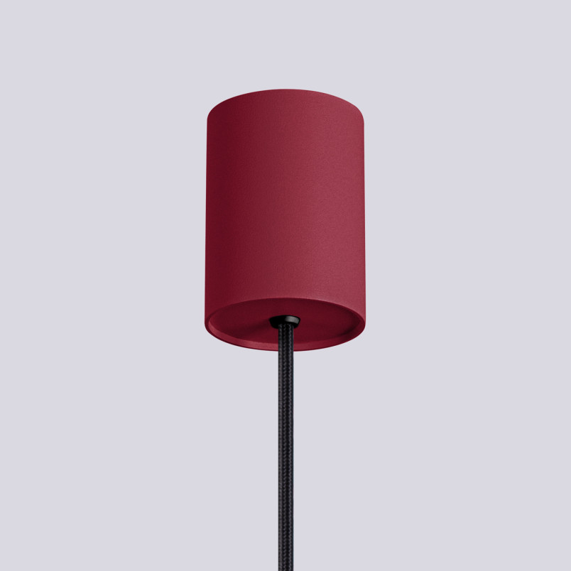Lampa wisząca HALO Sollux - nowoczesny design, burgund | Sklep z lampami
