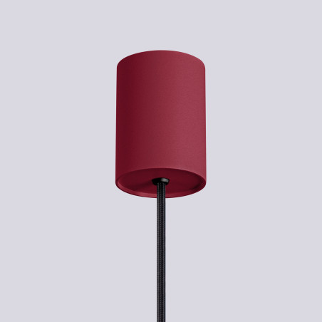 Lampa wisząca HALO Sollux - nowoczesny design, burgund | Sklep z lampami