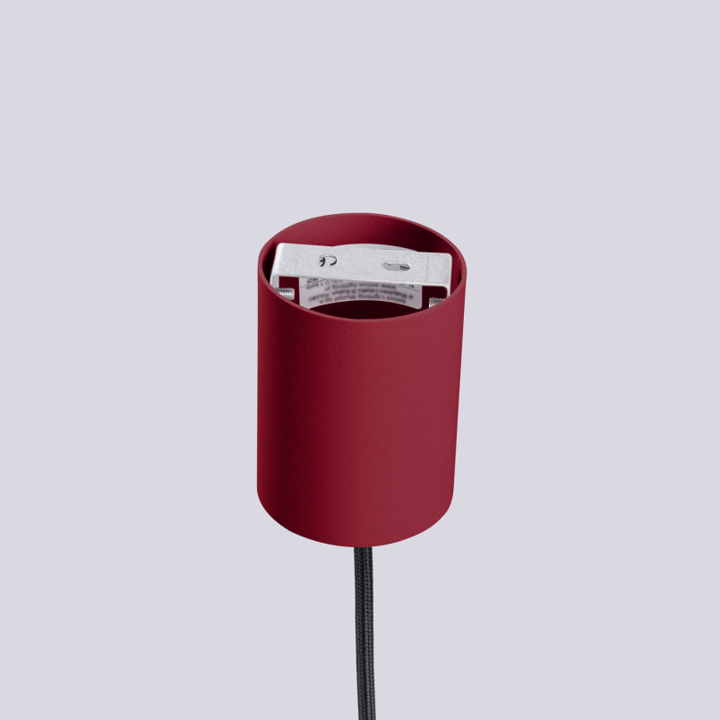 Lampa wisząca HALO Sollux - nowoczesny design, burgund | Sklep z lampami