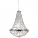Żyrandol Glamour z Kryształkami Granso 50cm Chrom Markslojd
