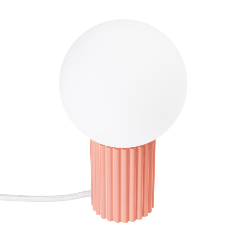 Lampa stołowa ryflowana Halo Sollux - Stylowe oświetlenie