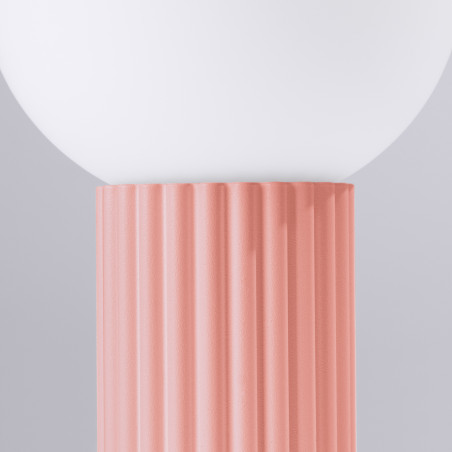 Lampa stołowa ryflowana Halo Sollux - Stylowe oświetlenie