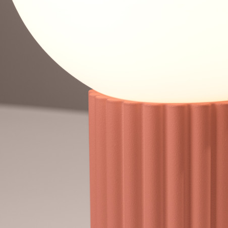 Lampa stołowa ryflowana Halo Sollux - Stylowe oświetlenie