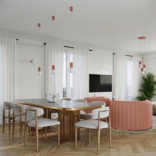 Lampa stołowa ryflowana Halo Sollux - Stylowe oświetlenie