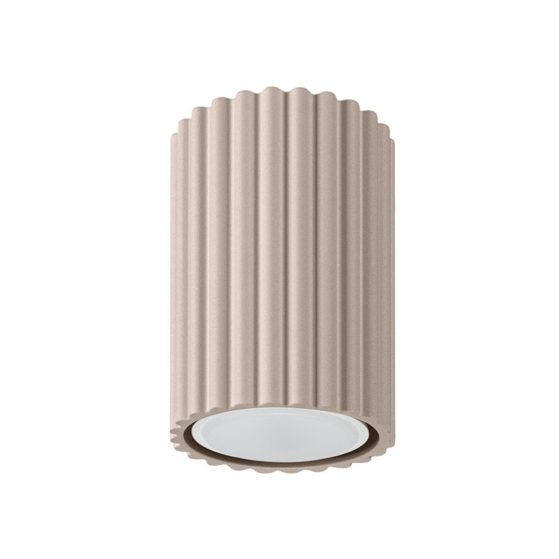 Lampa spot Karbon taupe Sollux | Minimalistyczny design