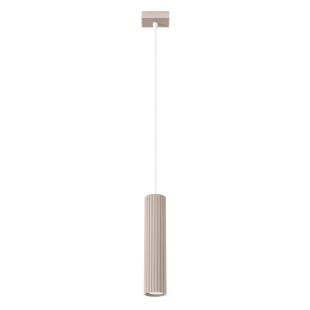 Lampa wisząca Karbon taupe Sollux | Nowoczesny design
