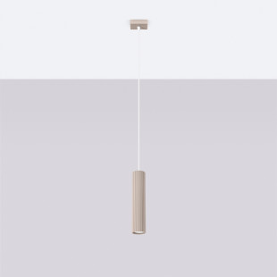 Lampa wisząca Karbon taupe Sollux | Nowoczesny design