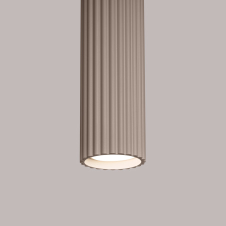 Lampa wisząca Karbon taupe Sollux | Nowoczesny design