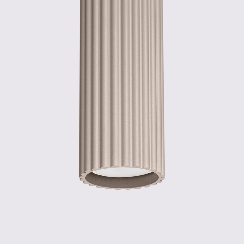 Lampa wisząca Karbon taupe Sollux | Nowoczesny design