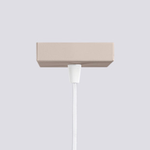 Lampa wisząca Karbon taupe Sollux | Nowoczesny design