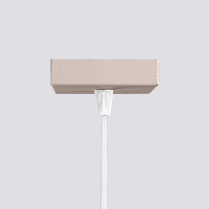 Lampa wisząca Karbon taupe Sollux | Nowoczesny design